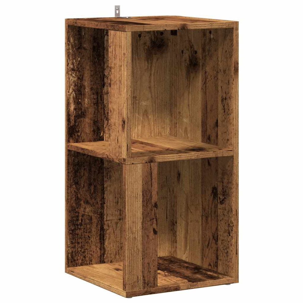 Vidaxl (Old Wood, 33 X 33 X 67 Cm) Corner Cabinet Rack Standing Shelf Storage Cabinet Engineered Wood