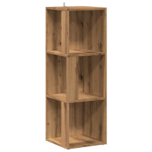 (artisan oak, 33 x 33 x 100 cm) vidaXL Corner Cabinet Rack Standing Shelf Storage Cabinet Engineered Wood