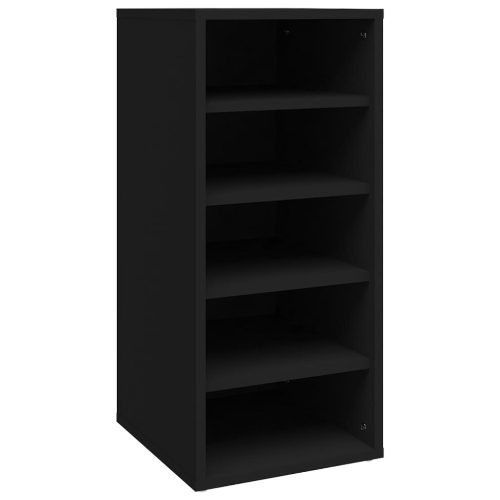Vidaxl (Black, 1 Pcs) 1/2X Shoe Bench Chipboard Shoe Organiser Rack Hall Bench Multi Colours