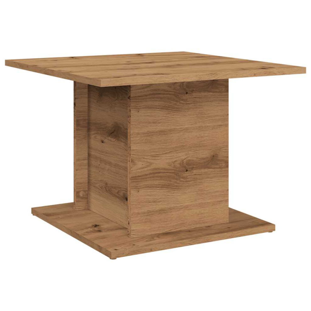 Vidaxl (Artisan Oak) Coffee Table Couch Table Hall End Center Accent Table Engineered Wood Brown