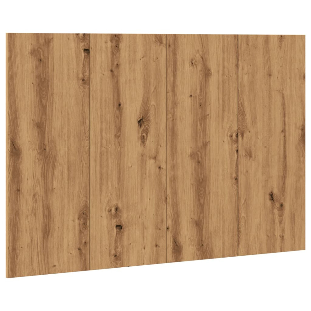 Vidaxl (Artisan Oak) Bed Headboard Bedroom Bed Header Decorative Headboard Engineered Wood