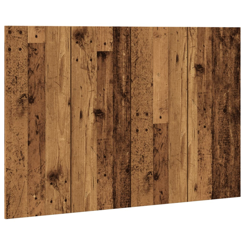 Vidaxl (Old Wood) Bed Headboard Bedroom Bed Header Decorative Headboard Engineered Wood