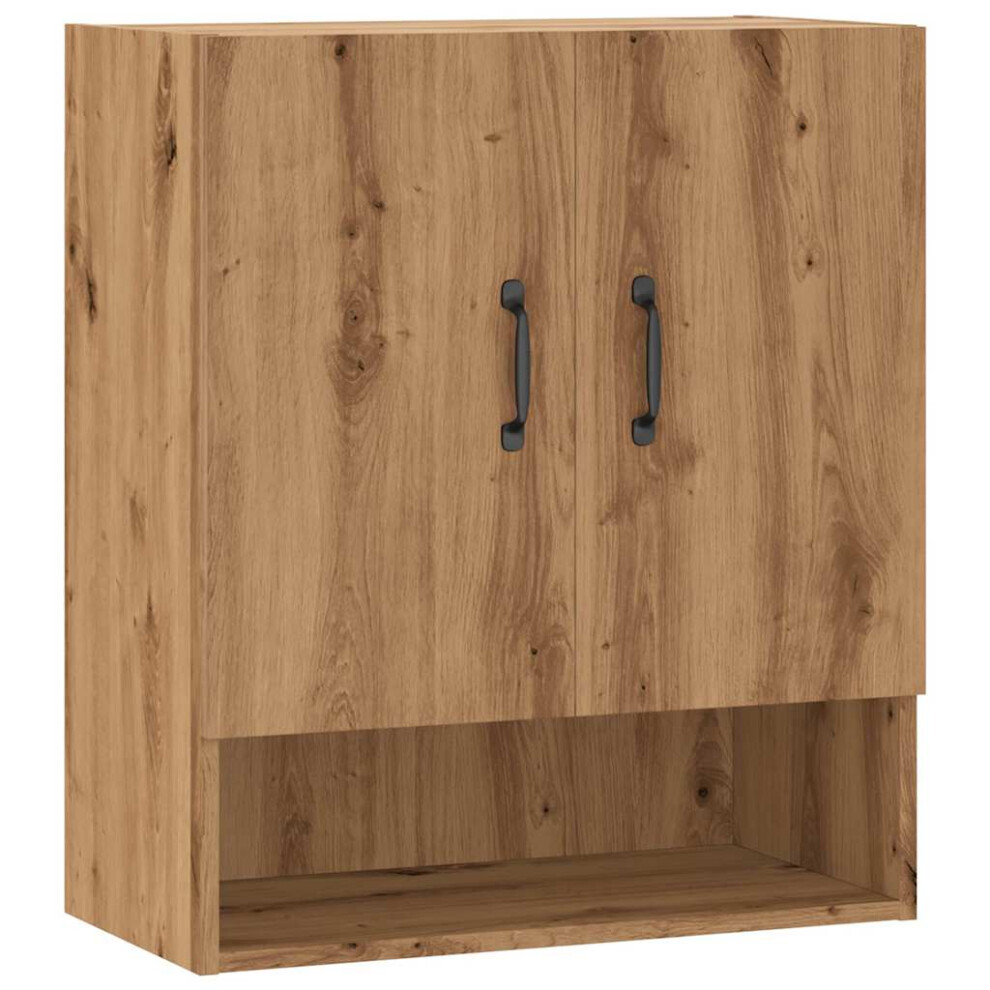Vidaxl (Artisan Oak) Wall Cabinet Hanging Storage Cabinet Wall Cupboard Engineered Wood