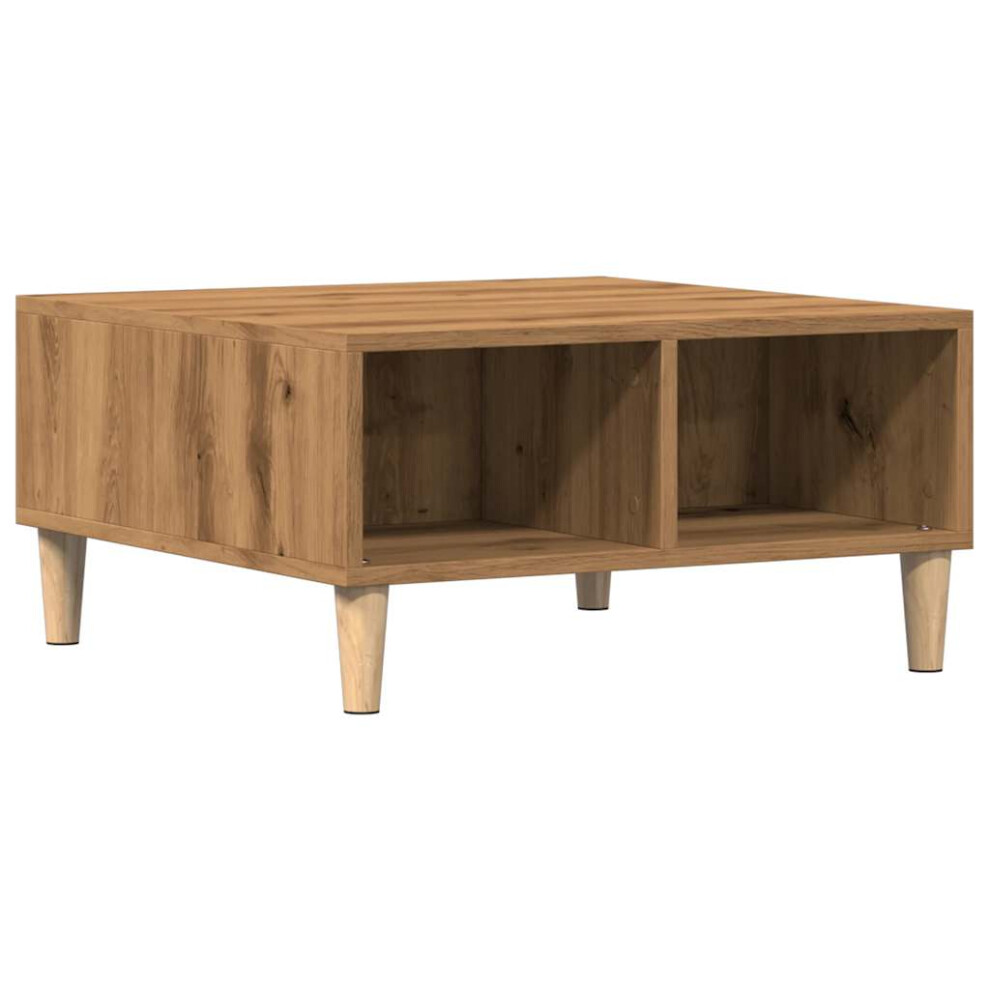 Vidaxl (Artisan Oak) Coffee Table Couch Table Hall End Center Accent Table Engineered Wood Brown