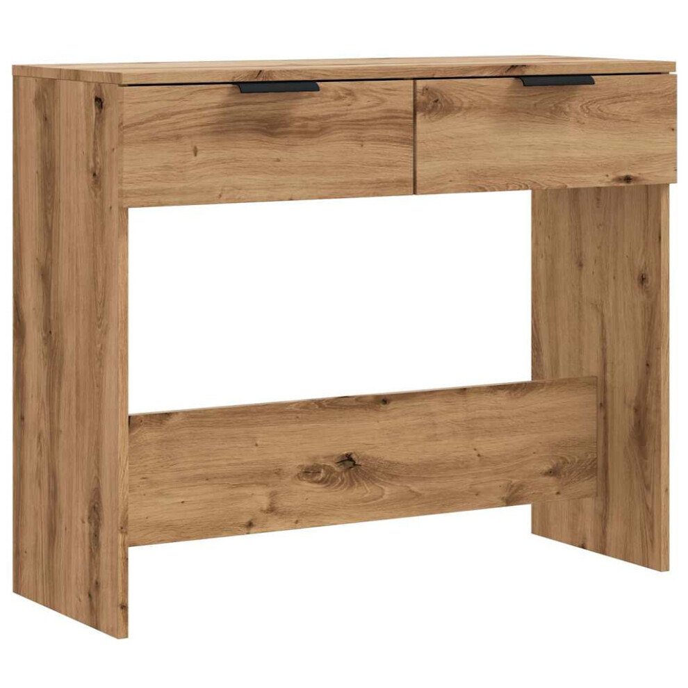Vidaxl (Artisan Oak) Console Table Entryway Accent Sofa Table Hall End Table Engineered Wood