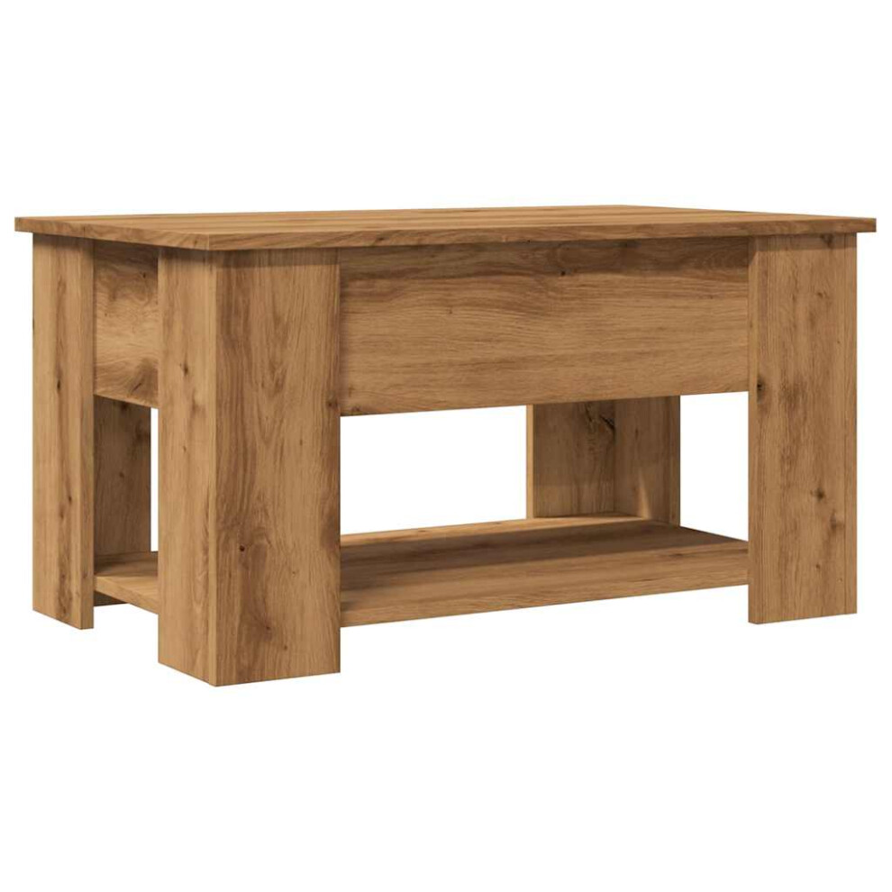 Vidaxl (Artisan Oak) Coffee Table Engineered Wood Couch Centre Accent Table Multi Colours
