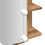VidaXL vidaXL Spiegelschrank mit LED Artisan Eichen-Optik 70x16,5x60 cm 10