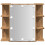 VidaXL vidaXL Spiegelschrank mit LED Artisan Eichen-Optik 70x16,5x60 cm 5