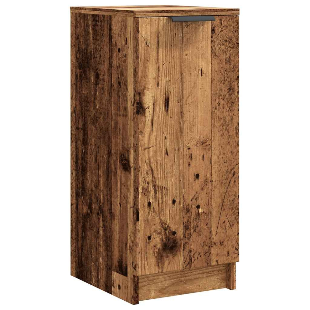 (old wood) vidaXL Shoe Cabinet Old Wood 29.5x35x70 Cm Engineered Wood Shoe Storage