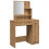 VidaXL (artisan oak) vidaXL Dressing Table Makeup Table Vanity Desk Cosmetic Table with Mirror 2