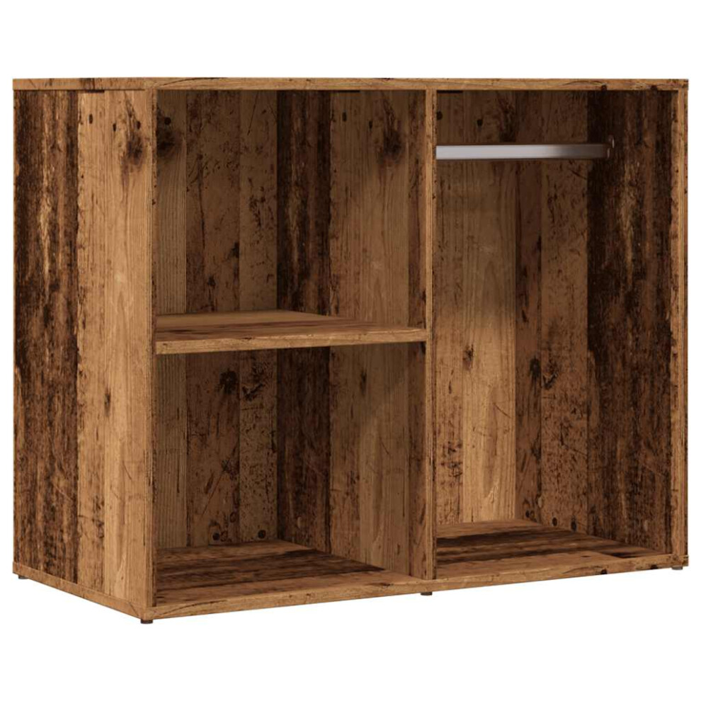 Vidaxl (Old Wood) Dressing Cabinet Dressing Storage Cosmetic Cupboard Engineered Wood