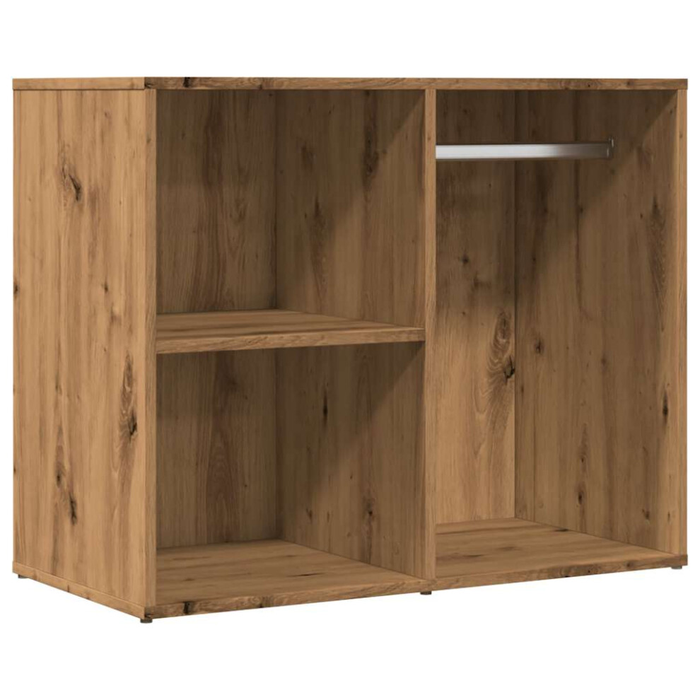 (artisan oak) vidaXL Dressing Cabinet Old Wood 80x40x65 Cm Engineered Wood Cabinet