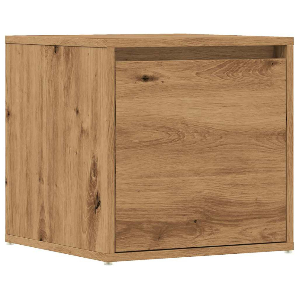 (artisan oak) vidaXL Box Drawer Hall Tool Box Chest Organiser Storage Case Engineered Wood