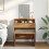 VidaXL (artisan oak) vidaXL Dressing Stool Engineered Wood Home Stool Dressing Table Multi Colours 3