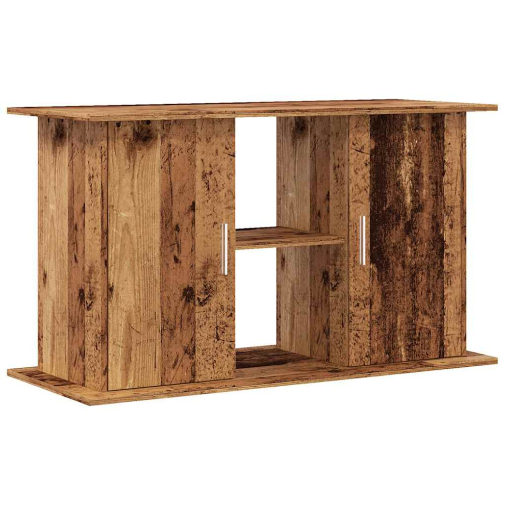 (old wood) vidaXL Aquarium Stand Fish Tank Stand Aquarium Cabinet Old Wood Engineered Wood