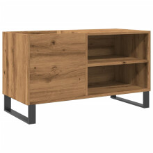 (artisan oak) vidaXL Record Cabinet Sideboard Storage Cabinet Artisan Oak Engineered Wood