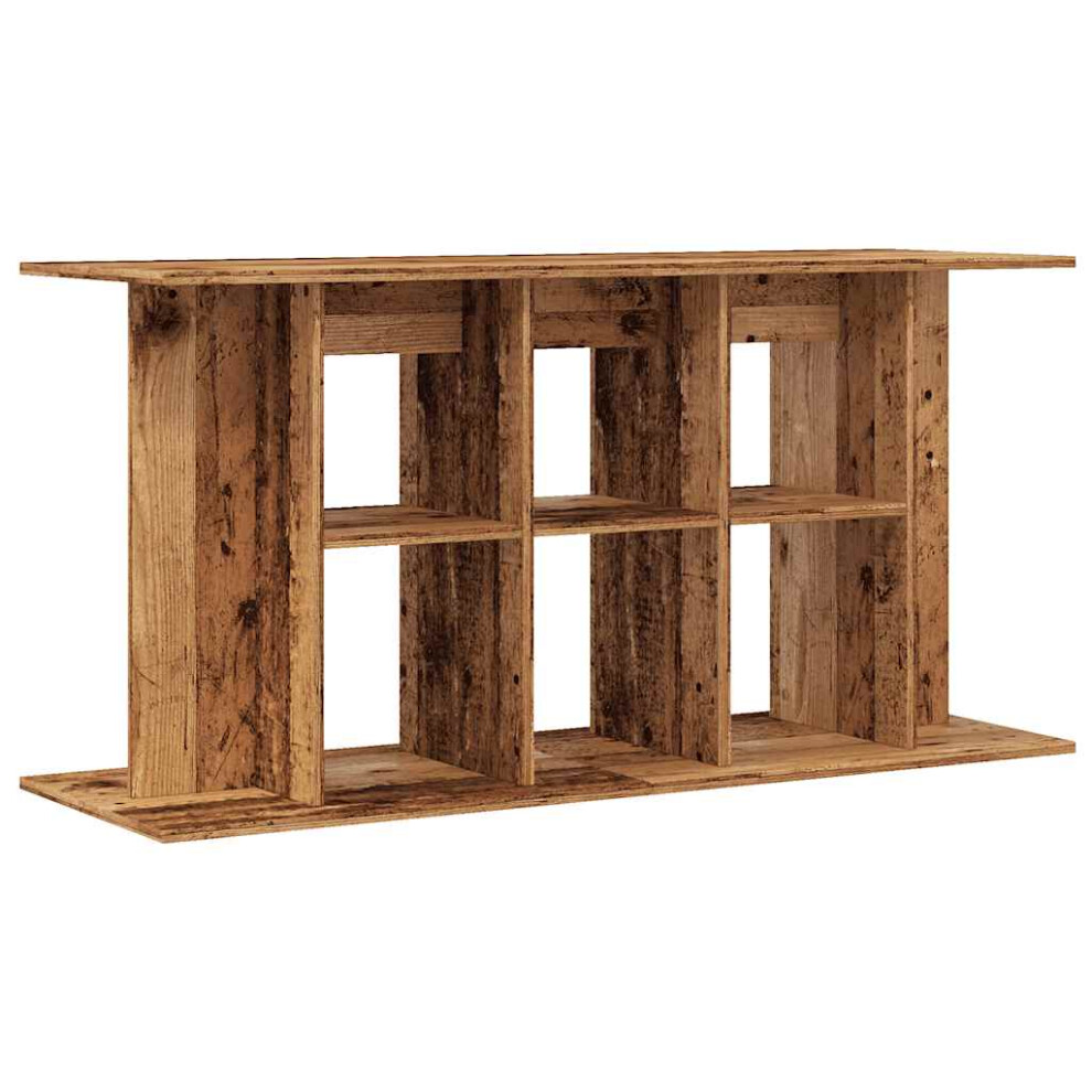 Vidaxl (Old Wood) Aquarium Stand Fish Tank Stand Cabinet Aquarium Base Engineered Wood
