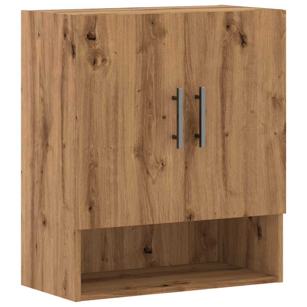 (artisan oak) vidaXL Wall Cabinet Old Wood 60x31x70 Cm Engineered Wood Cabinet