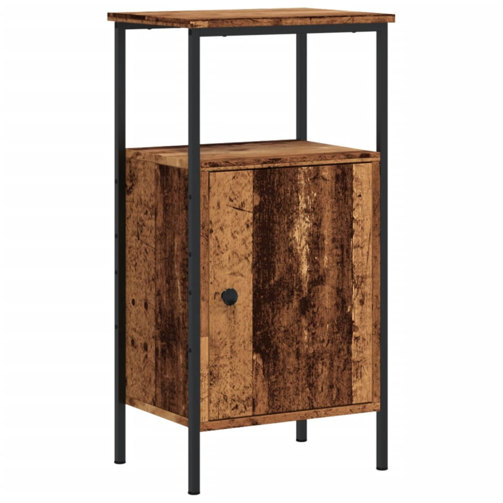 Vidaxl (Old Wood, 1 Pcs) Bedside Cabinets Nightstand Bed Table 2 Pcs Artisan Oak Engineered Wood