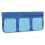 VidaXL (blue) vidaXL Curtains for Loft Bed with Tower Privacy Blackout Bed Canopy Polyester 11