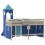 VidaXL (blue) vidaXL Curtains for Loft Bed with Tower Privacy Blackout Bed Canopy Polyester 7