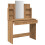 VidaXL (artisan oak) vidaXL Dressing Table with Mirror Dressing Room Cosmetic Table Vanity Table 7