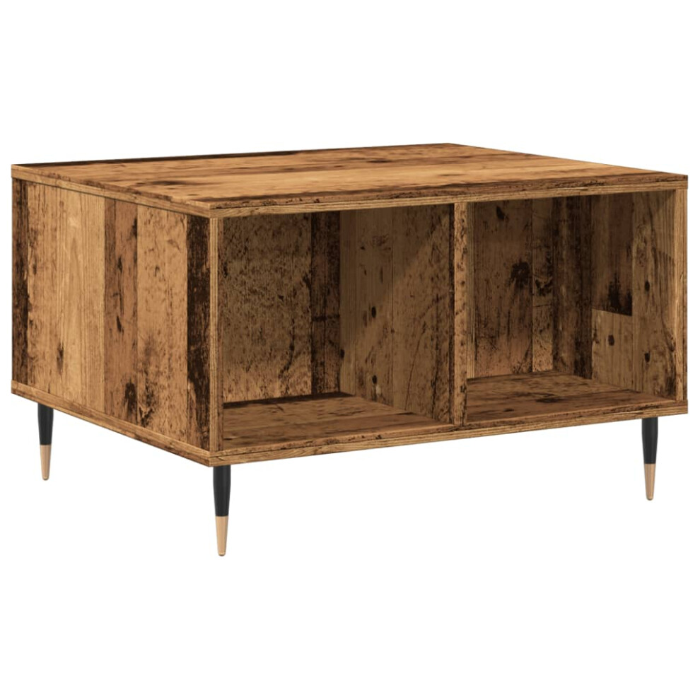 Vidaxl (Old Wood) Coffee Table Hallway End Table Side Table Artisan Oak Engineered Wood Brown