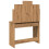 VidaXL (artisan oak) vidaXL Dressing Table with Mirror Dressing Room Cosmetic Table Vanity Table 6
