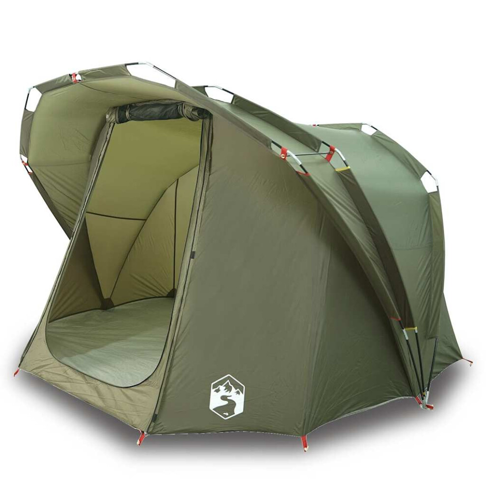 Vidaxl (Green) Fishing Tent 4-Person Waterproof Lightweight Tent Camping Tent Shelter Green