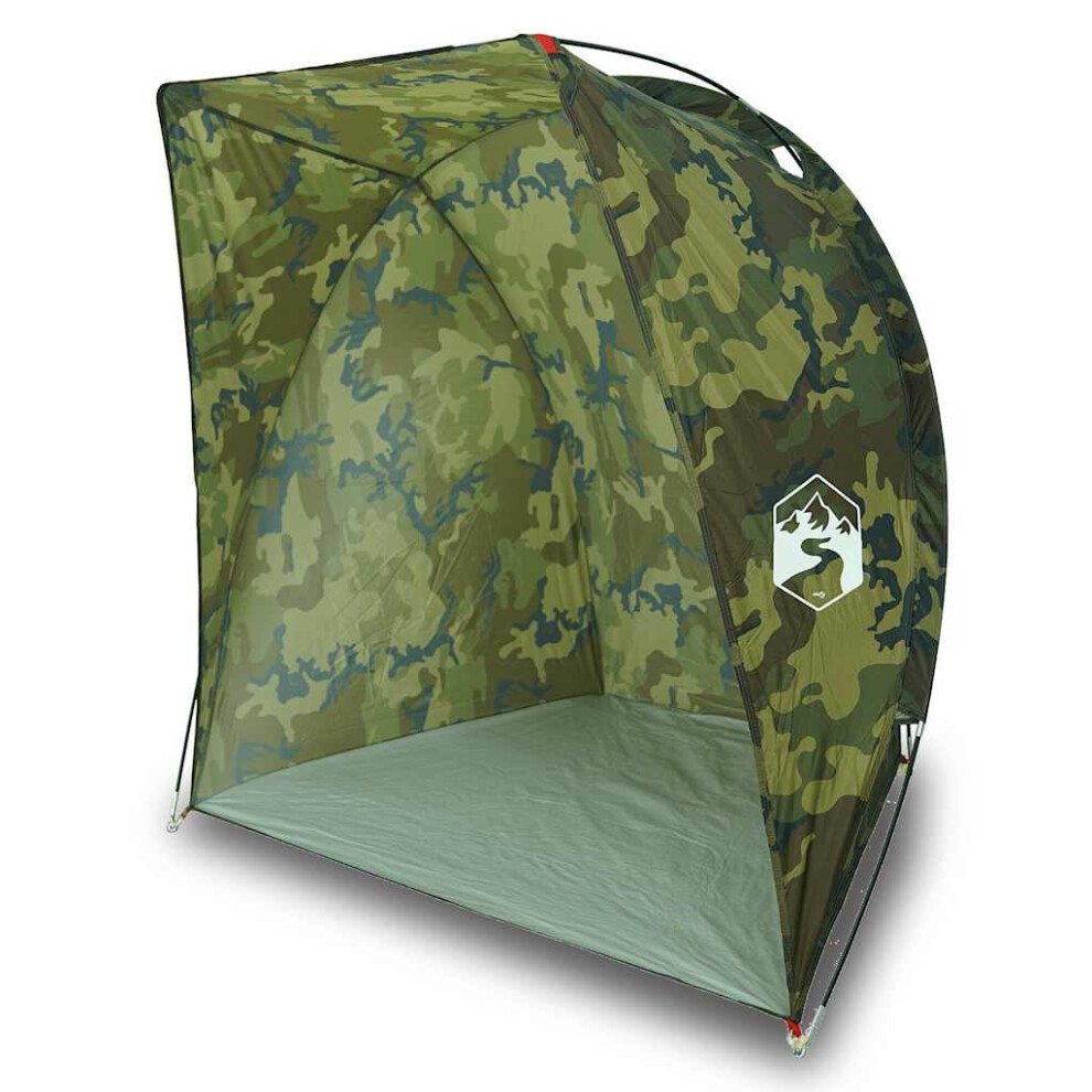 (camouflage) vidaXL Fishing Tent Olive Green Waterproof tent fishing shelter
