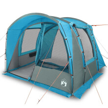 (blue) vidaXL Car Tent 4-Person Blue Waterproof tent garden tent outdoor shelter