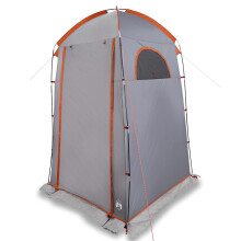 (grey and orange) vidaXL Shower Tent Waterproof Privacy Tent Toilet Tent Patio Changing Shelter