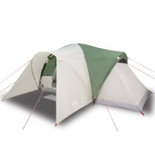 (green, 494 x 370 x 190 cm) vidaXL Family Tent Dome 6-Person Camping Tent Lightweight Tent Waterproof