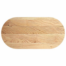 (natural, 120 x 60 x 2 cm) vidaXL Table Top Replacement Board DIY Dining Table Top Solid Wood Oak Oval
