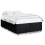 VidaXL (black, 4ft6 double) vidaXL Bed Frame Bed Base Bedstead Mattress Foundation Dark GreyÂ Double Fabric 2