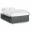 VidaXL (dark grey, 4ft6 double) vidaXL Bed Frame Bed Base Bedstead Mattress Foundation Dark GreyÂ Double Fabric 2