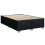 VidaXL (black, 4ft6 double) vidaXL Bed Frame Bed Base Bedstead Mattress Foundation Dark GreyÂ Double Fabric 3