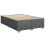 VidaXL (dark grey, 4ft6 double) vidaXL Bed Frame Bed Base Bedstead Mattress Foundation Dark GreyÂ Double Fabric 3