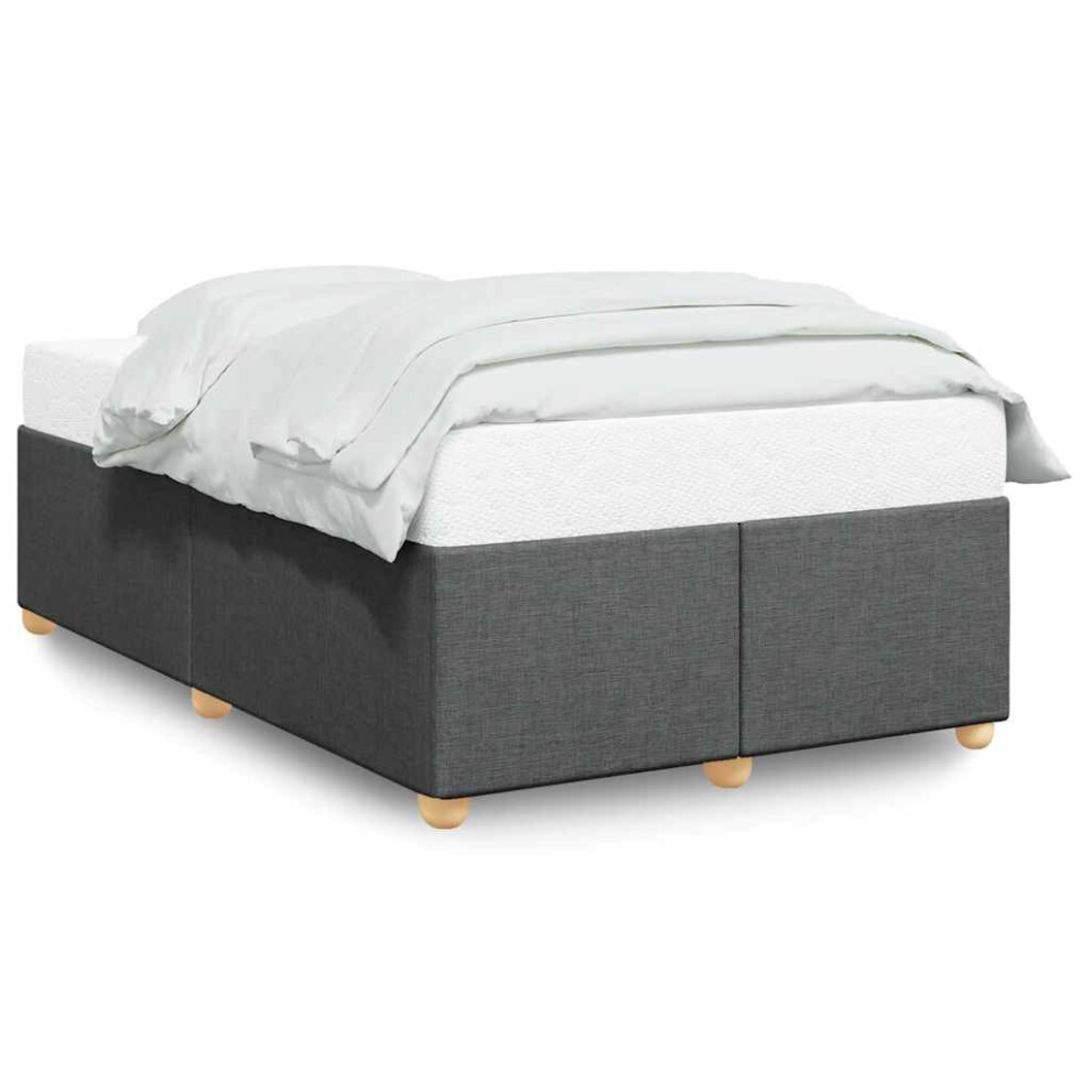 (dark grey, 4ft6 double) vidaXL Bed Frame without Mattress Bed Base Bedstead Mattress Foundation Fabric