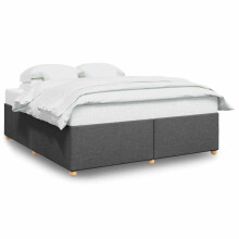 (dark grey, 6ft super king size) vidaXL Bed Frame without Mattress Bed Base Bedstead Mattress Foundation Fabric