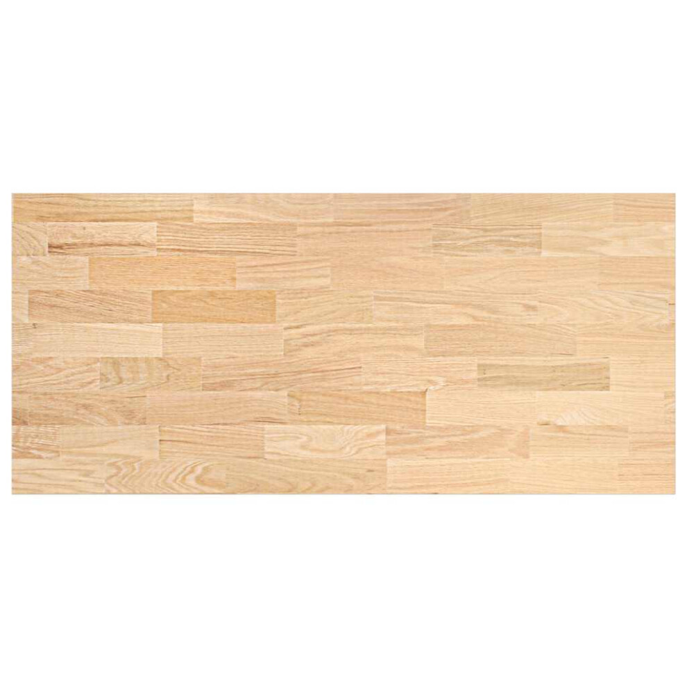 (140 x 63.5 x 2.7 cm) vidaXL Kitchen Worktop 60x63.5x4 cm Solid Wood Oak Rectangular worktop