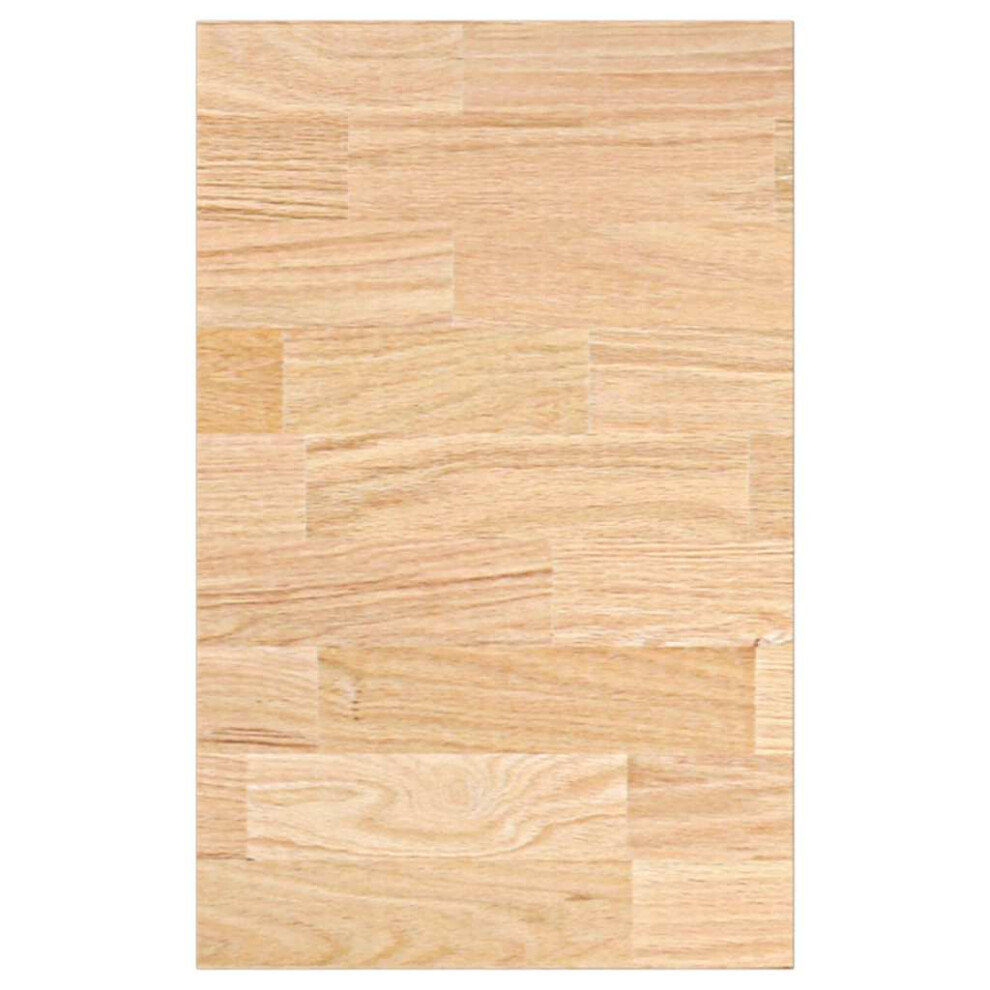 Vidaxl (40 X 63.5 X 4 Cm) Kitchen Worktop 60X63.5x4 Cm Solid Wood Oak Rectangular Worktop