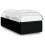 VidaXL (black, single) vidaXL Bed Frame Bed Base Bedroom Mattress Foundation Home Bedstead Fabric 2