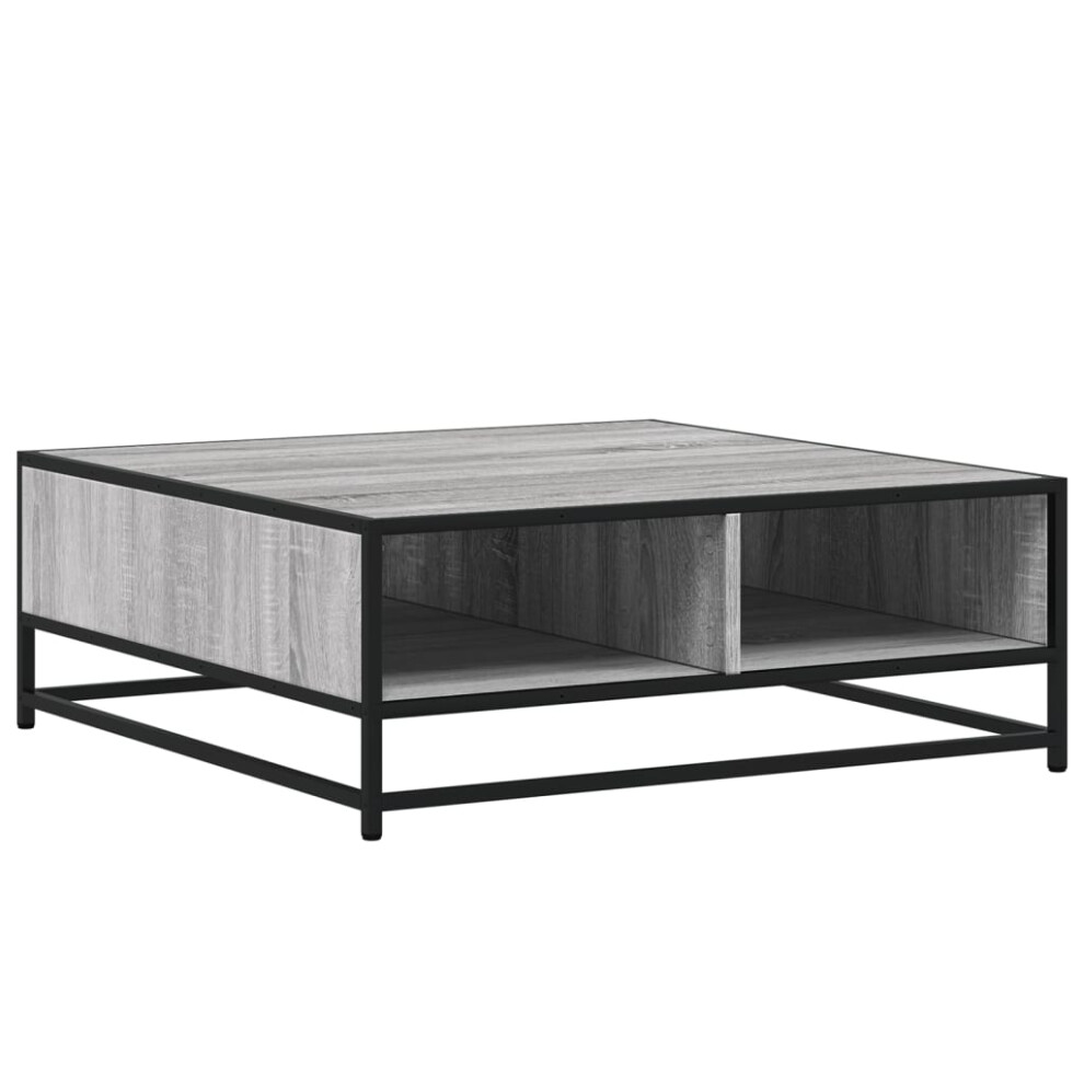 VIDAXL - Coffee Table - Grey Sonoma - 80x80x30 cm - Image 2