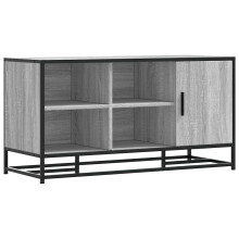 (grey sonoma) vidaXL Shoe Bench Brown Oak 100x40x53.5 cm Engineered Wood and Metal bench