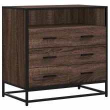 vidaXL Schubladenschrank Braun Eichen-Optik 70x41x70 cm Holzwerkstoff