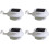 Solarize Set of 4 Solar Gutter Fence Lights (White) 1