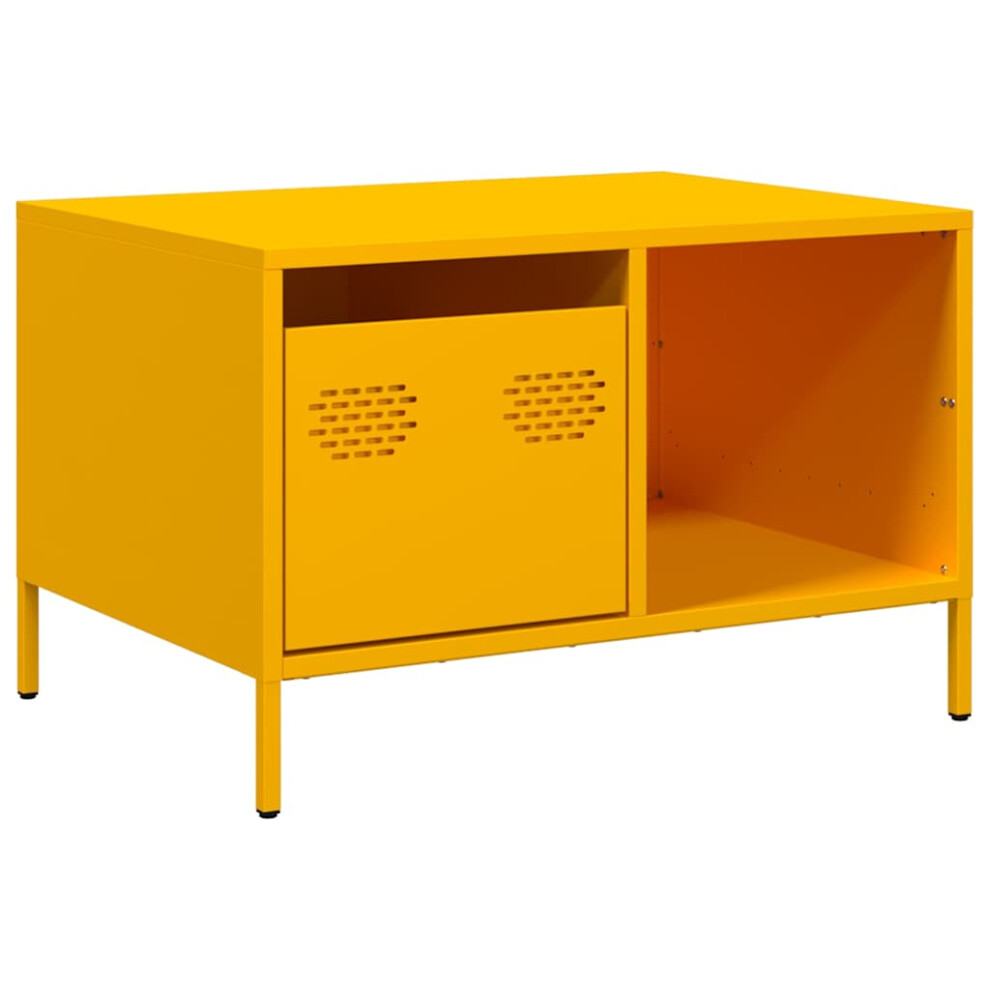 (yellow) vidaXL Coffee Table Anthracite 68.5x50x43.5 cm Cold-rolled Steel side table