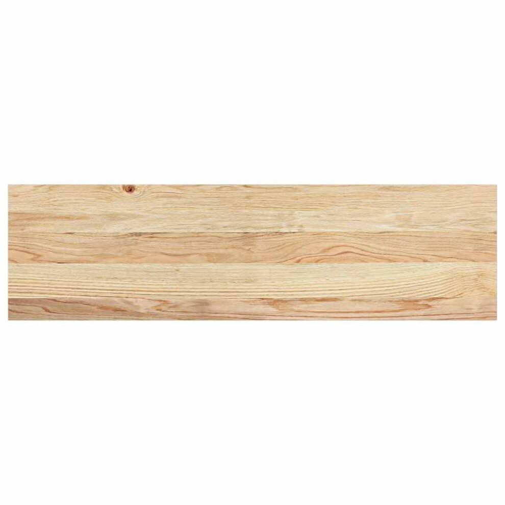Vidaxl (Natural, 90 X 25 X 2 Cm/ 2 Pcs) Stair Treadss Step Mat Door Mat Tread Mat Untreated Solid Wood Oak
