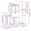 VidaXL vidaXL 4-tlg. Badmöbel-Set Sonoma-Eiche Holzwerkstoff 4